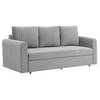 Melano 3 Seater Pull Out Sofa cum Bed  in Grey Colour