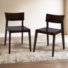 Gordon Solid Wood Dining Chair in Mahogany Finish