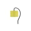 Yellow Jute Curvy table lamp with Iron Base (SP21)