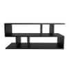 Spydercraft Zig Zag Modern Coffee Table in Black Finish