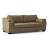 Trissino 3 Seater Luxury Italian Leather Sofa In Antique Moss