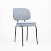 Cotton Fabric Dining Chair in Grey Colour