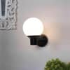 Eliante Xyvon Black Iron Wall Light With E27 Holder In Black Colour