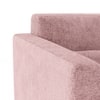 Lewis 1 Seater Fabric Sofa In Desert Rose Colour
