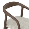 Zen Solid Wood Dining Chair in Danish Walnut Finish