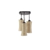 Shiloh Beige Bamboo Cluster Hanging Light