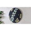 Ovolo Black Colour nEngineered Wood Handpained leaf vine wall clock by Disoo Fashions