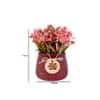 Pink Artificial Plant With Pot