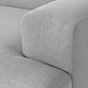 Comforthaven Wood 2 Seater With Upholstery Non Storage Sofa In Grey Colour