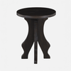Armer Solid Wood Bedside Table in Black Colour