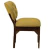 Twilight Yellow Fabric Accent Chair
