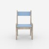 Topolino Engineered Wood Kids Chair in Light Blue Colour