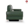 Vivian Two Seater Motorized Leather Recliner in Hunter Green Colour