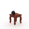 Arkansas Solid Wood Side Table in Honey Finish