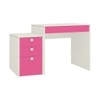 Eskada Kids Study Desk cum Printer Table with 4 Drawers in Barbie Pink Colour
