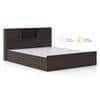 Amy Engineered Wood Queen Size Box Storage Bed In Dark Wenge Finish