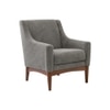 Claudia Boucle Fabric Arm Chair in Grey Colour
