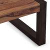 Altura Rectangular Solid Wood Coffee Table In Two Tone Finish