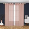 linen net Pack Of 2 Sheer Long Door Curtains
