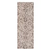 Neulooms Handloom Knotted Reversible Flatweave Runner Rug Chocolate Brown or Ivory 3x10