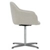 Scandinavian Hedi Dining Chair Chrome Finish