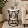 Metalwring Metal Side Table in Black Colour