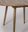 Rond Way Solid Wood 8 Seater Dining Table in Natural Finish
