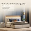 Valeria Upholstered King Bed With Hydraulic Storage