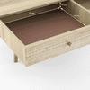 Ivara Rectangular Solid Wood Coffee Table In Natural Finish