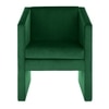 Shuntina Fabric Accent Chair in Green Colour