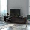 Zephyr Solid Wood TV Unit in Mahogany Finish