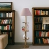 Devansh Shelf Wooden Floor Lamp