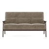 Logan 3 Seater Wooden Sofa in Grey Colour