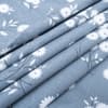 Grey Floral 4 Pcs Comforter set with Queen size bedsheet + 2 Pillow covers