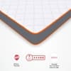 7-Zone Dual-Hard and Soft Queen Size Mattress (78 x 60 in, 10 Inches)