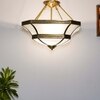 Parkstone Brass Chandelier Light