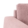 Granada Essential 3 Seater Fabric Sofa In Desert Rose Colour