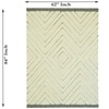 CANTON Wool Rectangle Carpets Hand Tufted in Black Colour