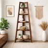 Himani Solid Wood  Bookshelf in Honey Oak Finish