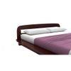 Bardot Solid Wood Queen Size Non Storage Bed In Walnut Finish