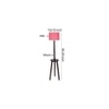 Gates Pink Cotton Shade Floor Lamp