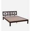 Zeevo Solid Wood Queen Bed Without Storage