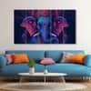 The Castle Decor Lord Ganesha Wall Painting Wooden Framed 27x48 Inch (Style 17)
