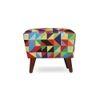 Genevieve Solid Wood  Ottomon in  Multicolor Colour