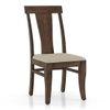 Fabio Dining Chair Set Of 2 In Colour Macadamia Brown And Finish Danish Walnut