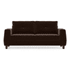 Edward 3 Seater Fabric Sofa (Dark Earth)
