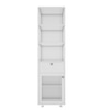 Solicitor Bookshelf In Frosty White Finish