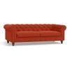 Winchester Premium 3 Seater Fabric Sofa in Lava Colour