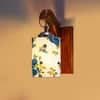 Devansh Solid Wood Electric Wall Light in Brown Colour with Multi Shade Count of 1 Light