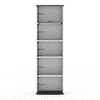 Riley Dual Tone Bookshelf in White Finish